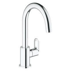 BauLoop robinet évier à levier en métal 1/2" avec bec pivotant, chrome (G31222000)