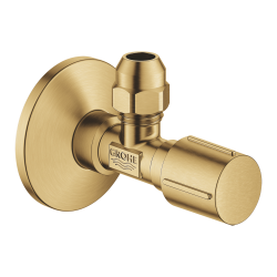 Robinet d'arrêt équerre 1/2″, or (22037GN0)