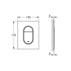 Arena Cosmopolitan wall plate S