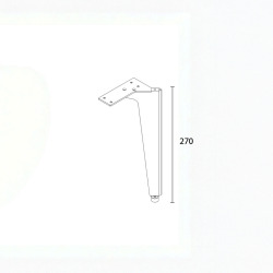 Pieds pour meuble de salle de bain (CER-FeetB270)