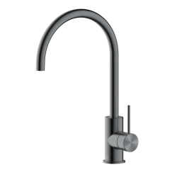 Aurum mitigeur d'évier sur pied 36,3 cm à levier avec bras pivotant, métal brossé (SATBAUR280BGM)