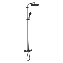 Vitalio Start System 250 colonne de douche thermostatique bain/douche + douche de tête + douchette à main, noir mat (G269882431)