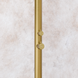  Naturel Douche extérieure de jardin et piscine, en inox 316, eau chaude et froide, brushed gold (NATUREL-LFG)