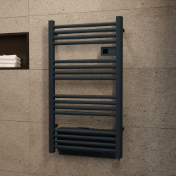 Sèche serviettes électrique 500W + 1000W, anthracite (CERAHTLR5001000A)