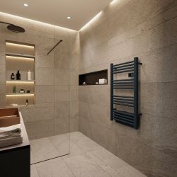 Sèche serviettes électrique 500W + 1000W, anthracite (CERAHTLR5001000A)