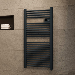 Sèche serviettes électrique 750W, 1120x540 mm, anthracite (CERAHTLR750A)