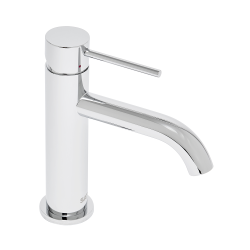Swiss Aqua Technologies Aurum mitigeur de lavabo 16,5 cm, à levier, sans vidage, chrome brillant (SATBAUR271CR)