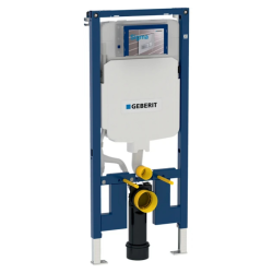 Pack WC Bâti-support extra-plat UP720 + Cuvette suspendue sans bride Bello + Abattant frein de chute + Plaque blanche
