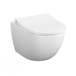 Pack WC Rapid SL autoportant + cuvette Vitra Sento sans bride + plaque Skate Cosmo chrome (ProjectSento-1)