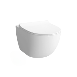Pack WC Bâti autoportant Rapid SL + WC sans bride Infinitio +Abattant softclose + Plaque chrome (ProjectInfinitio2-5)