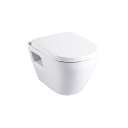 Pack WC Bâti-support avec Cuvette Serel SM26 sans bride + Abattant softclose + Plaque chrome (ViConnectSM26-1)