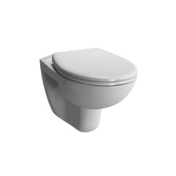 Pack Bâti-support Duofix 112cm + WC suspendu Vitra Normus + Abattant softclose + Plaque blanche (NormusGeb1)