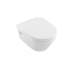 Pack WC Bâti-support Duofix + WC Sapho Avva sans bride + Abattant softclose + Plaque blanche (AvvaGeb3)