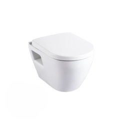 Pack WC Bâti autoportant avec cuvette Serel SM26 sans bride + Abattant softclose + Plaque blanche (Alca85FSM26-4)