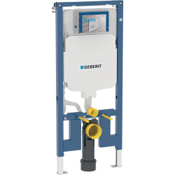 Pack WC Bâti-support UP720 extra-plat + WC sans bride Integra + Abattant frein de chute + Plaque blanche (SLIM-IntegraRimless-B)