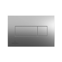 Pack WC complet avec bâti-support Villeroy & Boch ViConnect Pro S, cuvette Architectura sans bride, abattant et plaque chromée