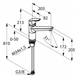  Mitigeur d&apos;évier clipsable DN 15 (325780575)