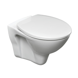 Pack WC Bâti-support Viconnect + WC Cersanit S-line Pro + Abattant + Plaque blanche (ViConnectS-LinePro-1)