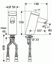 Schell Robinet à fermeture temporisée PURIS SC HD-M (021250699