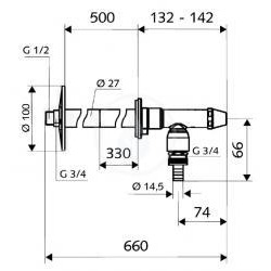  Robinet mural extérieur antigel POLAR II Set (039970399)
