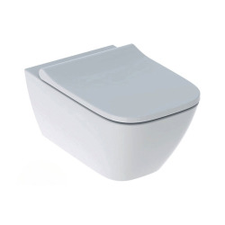 Geberit Pack WC Geberit Duofix + Cuvette WC suspendu Geberit Rimfree + Plaque de commande Sigma20 Blanc chromé