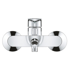 Tempesta 100 ensemble de douche 3 jets + mitigeur monocommande bain/douche, chrome (23914001-28789002)