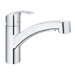 Eurosmart mitigeur d'évier 1/2" avec douchette extractible 2 jets, chrome (G30306000)