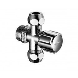  Comfort Robinet d&apos;équerre avec 2 sorties et poignée (049910699)