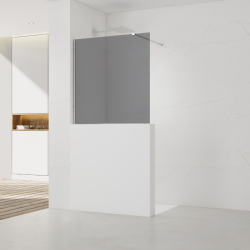 Walk-In 100x100cm paroi de douche à l'italienne + set d'installation + bras de montage (SATBWIS100KSPR)