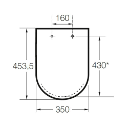  The Gap abattant WC SoftClose en Duroplast, surface antibactérienne, blanc (A80147200B)