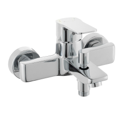 Optima Cube Way mitigeur de baignoire mural 150 mm à levier, chrome (CU222)