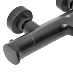  Mitigeur de salle de bain SAT Dark sans kit de douche 150 mm noir SATBSDA222C