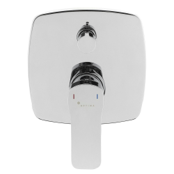  Mélangeur bain-douche Optima Cube Way avec corps chromé CU215