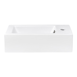Lavabo Glacera Bigio 50x25 cm avec trou pour mitigeur à droite (BG5025P)  Lavabo Glacera Bigio 50x25 cm avec trou pour mitigeur à droite (BG5025P)