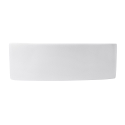 Glacera Vasque d&apos;angle Glacera Bigio 42x29,5 cm, trou de batterie à gauche (BG4229L)