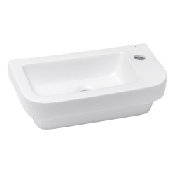Lave-mains d'angle 45 × 24 cm avec trou pour robinet à droite SAT Project
