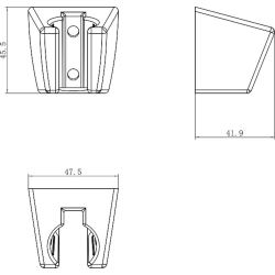  Porte-douche Ravak 612.00 argent X07P345