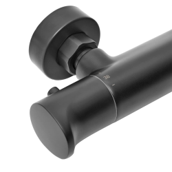 Mitigeur de douche Swiss Aqua Technologies Dark sans kit de douche 150 mm noir SATBSDA268C  Mitigeur de douche Swiss Aqua Technologies Dark sans kit de douche 150 mm noir SATBSDA268C