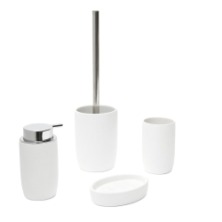 Optima Pot pour brosse WC, blanc (SATDEVO27BI)