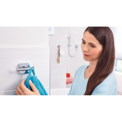  Elegaant crochet de salle de bain, fixation sans vis, chromé (40435-00000-00)