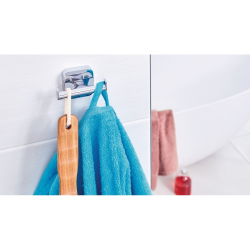Tesa  Elegaant crochet de salle de bain, fixation sans vis, chromé (40435-00000-00)