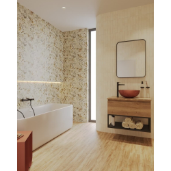  Project distributeur de savon en métal et verre, noir (SATDPROJ99MC)