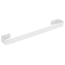 Mood porte-serviettes en acier inoxydable, fixation sans vis, blanc (SATDMOOD23B)
