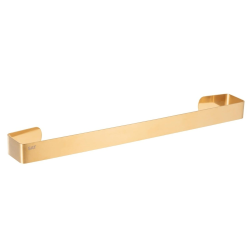Mood porte-serviettes en acier inoxydable, fixation sans vis, or brossé (SATDMOOD23BZ)