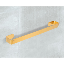  Mood porte-serviettes en acier inoxydable, fixation sans vis, or brossé (SATDMOOD23BZ)