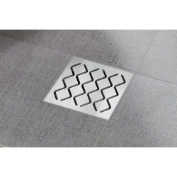Ravak Grille d’évacuation Ravak 10 cm motif vague, inox (X01435)