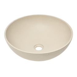 SAT Cemento lavabo 42x42 cm sable mat sans trou pour mélangeur, sans trop-plein CEM4242P  SAT Cemento lavabo 42x42 cm sable mat sans trou pour mélangeur, sans trop-plein CEM4242P