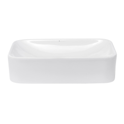  Lavabo pour plan de travail Glacera Vallone, 49x30 cm, sans trop-plein (VA4930)