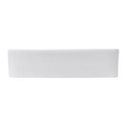 Vasque à poser Glacera Vallone 49 x 30 cm, sans trop-plein, blanc (VA4930)