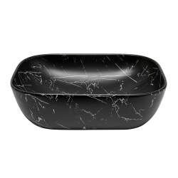  Swiss Aqua Technologies Infinitio 45,5x32,5 cm marbre noir mat sans trop-plein (SATINF4532MRBKM)